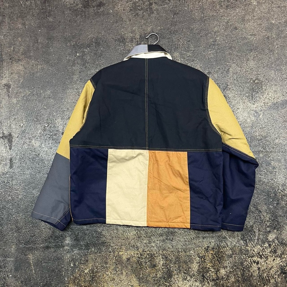 Vtg Carhartt Multicolor Custom Detroit Jacket - colorblock brand new - Picture 5 of 6